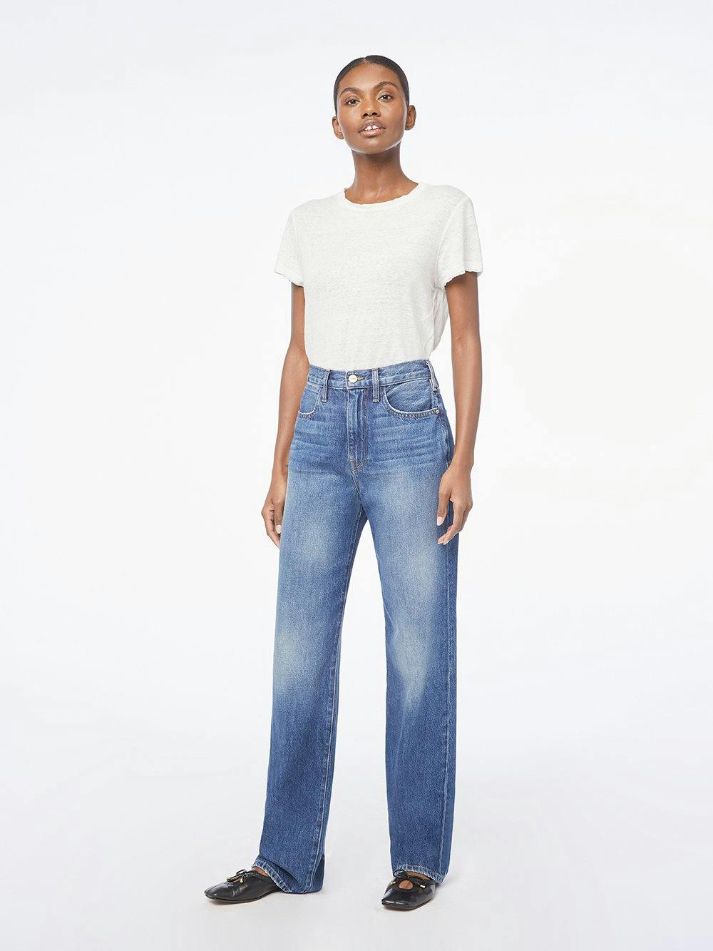 Best straight leg high waist outlet jeans